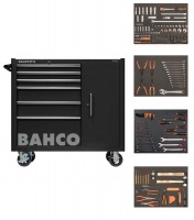 Bahco 6 Drawer XL Black Roller Cabinet with Side Cupboard c/w 234 Tools £1,359.00